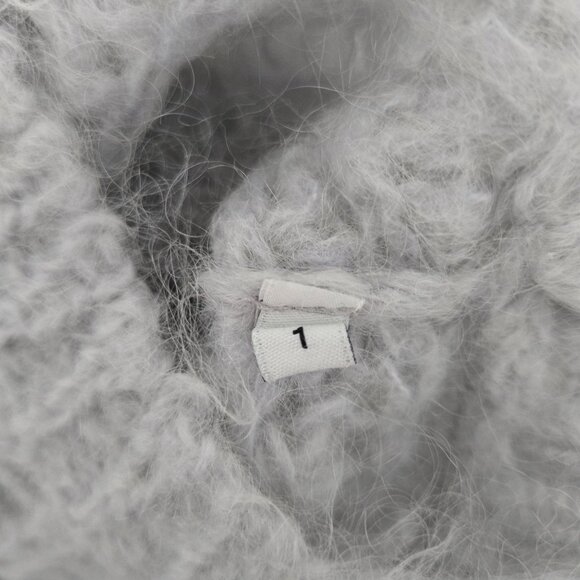 Sandro Wool Chunky Knit Sweater in Gray - Size 1 (US Small) - Picture 8 of 8